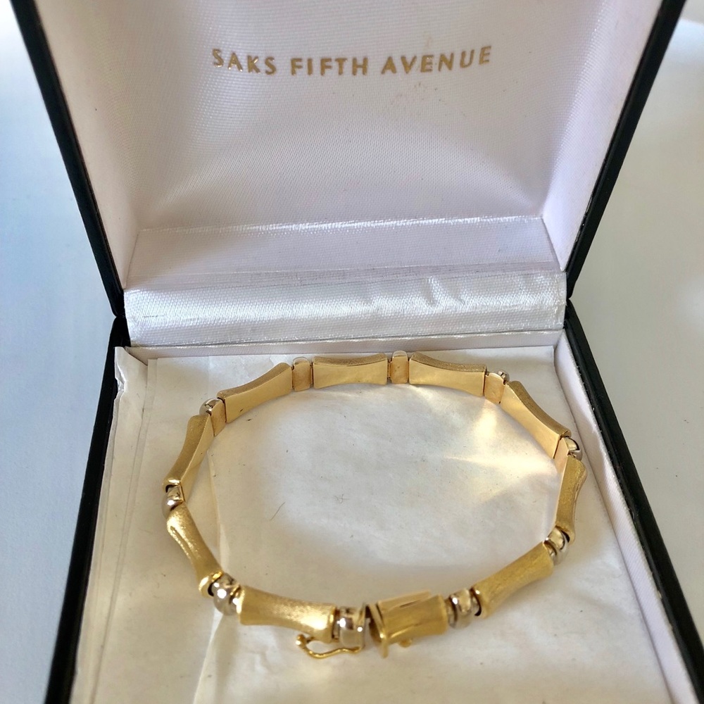 Saks 14k Gold Bracelet